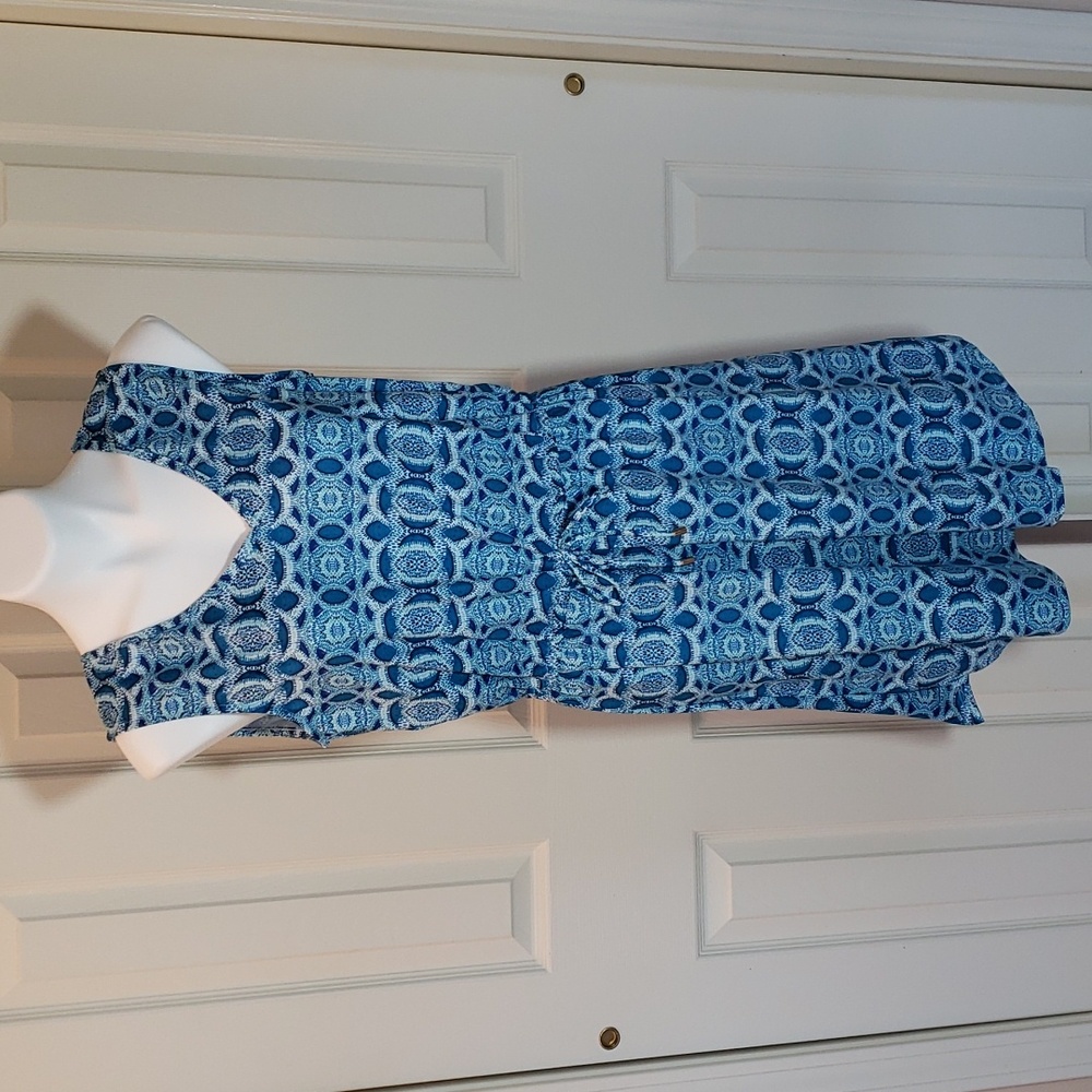 Cabana Life Road Map Cinched Dress